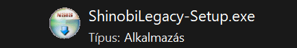A Shinobi Legacy Launcher telepítőfájlja